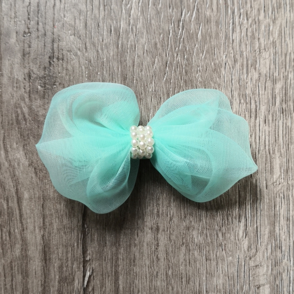💥 3 for $20 / Teal Pet Dog Hair Bow Accessory